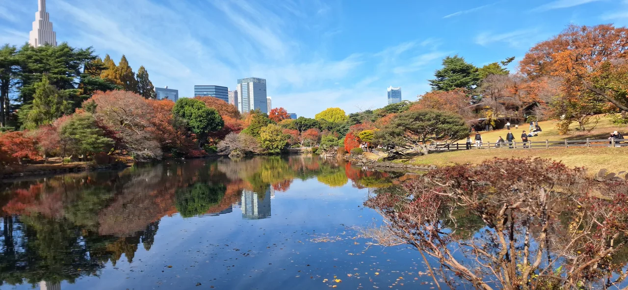 Shinjuku Gyoen National Garden in Tokyo