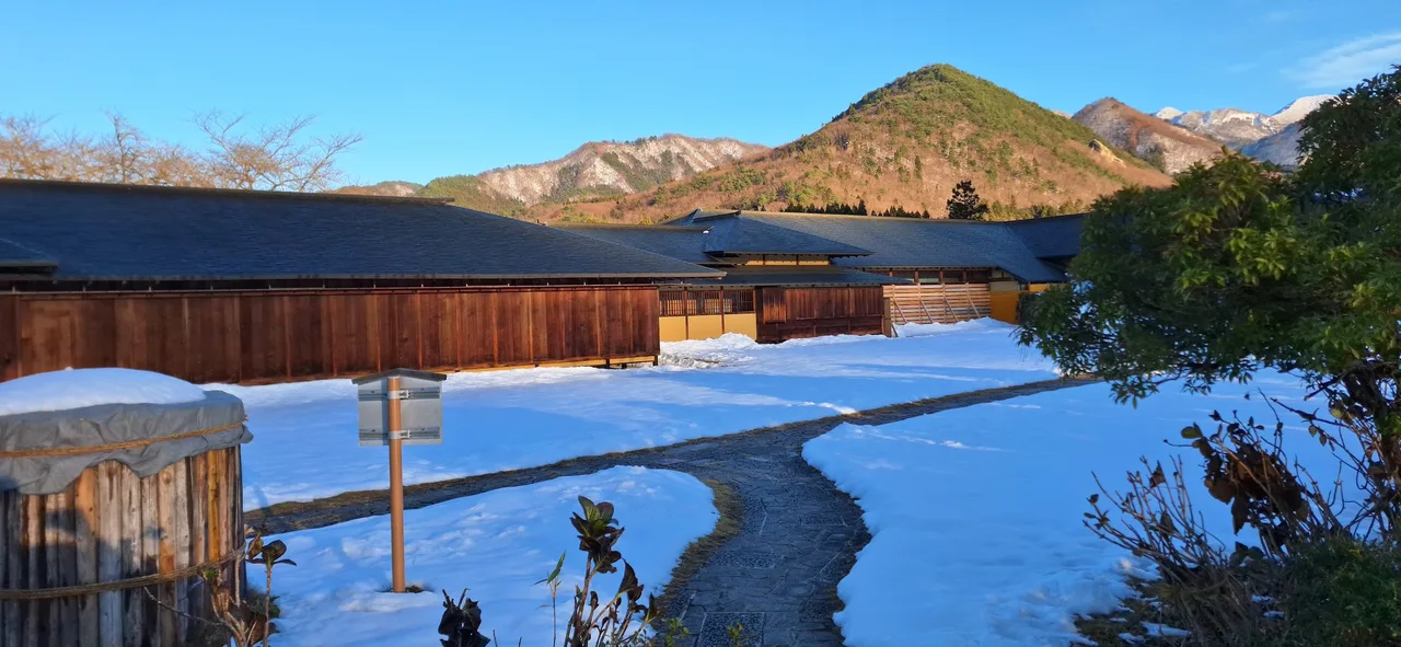 Mountain valley landscape in Yamagata